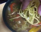 A picture of step 12 of Chicken veg manchow soup.