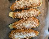 Une image de l'étape 7 de Courgettes farcies au quinoa, parmesan et pignons.