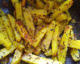 A picture of step 6 of Neem aloo fry.