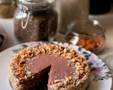 Vegán sajttorta (gluténmentes, laktózmentes, tejmentes, cukormentes, vegetáriánus, IR barát) recept fázis 2 fotója