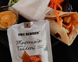 A picture of step 5 of Tandoori roti wrap.