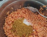 Foto del paso 1 de la receta: Tortitas de lenteja roja con setas, heura y queso