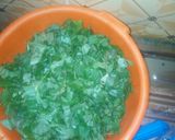 A picture of step 2 of Pumpkin soup(miyar taushe).