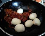A picture of step 3 of Malabari dry roast egg curry.