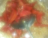A picture of step 4 of Aloo Matar ki Tahari💖👌.