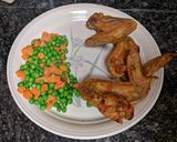 A picture of step 11 of Dry Curry Wings.