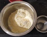 A picture of step 1 of Gujarati Khaman.