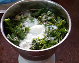 A picture of step 5 of Pudina chutney.