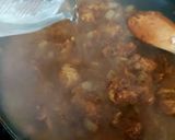 A picture of step 3 of My Hot Pork Curry in a lot of Curry Sauce with Rice 🤩.