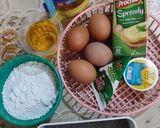 Foto langkah ke 1 dari resep Bolkettam Luke 🍰 Bolu Ketan Hitam Lumer Keju🍰.