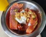 স্যালমন/ভেটকি তাওয়া তন্দুরি (salmon / bhetki tawa tandoori recipe in Bengali) রেসিপির ধাপ 1 ছবি