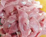 Hình bước làm 1 của món Bún thịt nướng xiên que