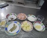 A picture of step 1 of Chicken adovo.