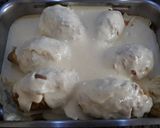 Foto del paso 11 de la receta: Patatas rellena de carne con verduras y bechamel gratinada