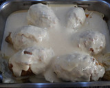 Foto del paso 11 de la receta: Patatas rellena de carne con verduras y bechamel gratinada