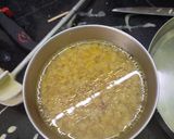 A picture of step 2 of #cook pad india#jowar pulka roti,Dal,Kutra saag,kundru,pickle.
