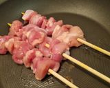 รูปขั้นตอนการทำที่ 3 ของ ไก่ย่างเกลือสไตล์ญี่ปุ่น เมนูปาร์ตี้/กับแกล้ม (Shio Yakitori)