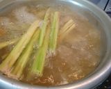 Hình bước làm 1 của món Bún sườn bò bò tái