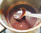 A picture of step 3 of Chocolate Bread pudding with custard sauce.