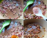 A picture of step 2 of Kanda poha.