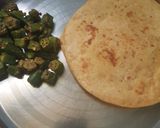 A picture of step 5 of Bhindi.