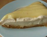 A picture of step 6 of Vickys Custard Cream Cheesecake, GF DF EF SF NF.