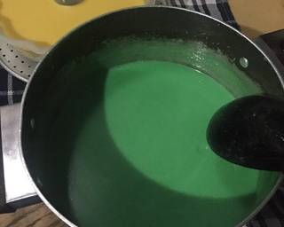 Puding Labu Tiga lapis(cendol/dawet, labu,pandan) - Step 4