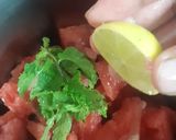 A picture of step 1 of Watermelon slush.