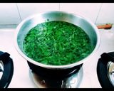 A picture of step 1 of Fiber- Rich super healthy tasty spinach and moong dal sabji.