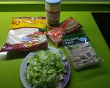 Foto del paso 1 de la receta: Wrap sano, rápido y rico rico
