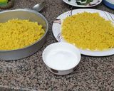 A picture of step 2 of Surti Khamani.