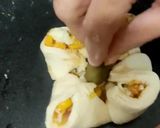 A picture of step 15 of Flower shape Chicken Bread.