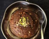 A picture of step 6 of Atta Halwa.