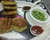 A picture of step 9 of Peas patties.