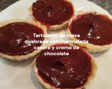 Foto del paso 12 de la receta Tartaletas de masa quebrada con mermelada casera y crema de chocolate