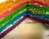 Foto langkah ke 9 dari resep Rainbow cake Ny.Liem.