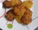 A picture of step 4 of Palak chaat.