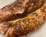 A picture of step 2 of Pork Tenderloin with Spicy Mustard Horseradish Sauce.