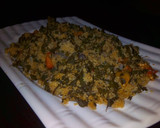 A picture of step 7 of Dambun couscous with moringa.