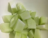Hình bước làm 2 của món Cháo thịt bò su su