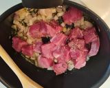Foto del paso 2 de la receta Estofado de solomillo de cerdo con boniato y setas