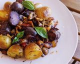 Foto del paso 8 de la receta: Patatas especiadas salteadas con champiñones y bacon