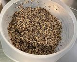 Une image de l'étape 3 de Pain de viande à la quinoa, œufs et emmental.