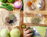 A picture of step 1 of Instant Raw Mango Pickle Aam Ki Kachri.