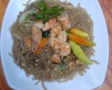 Foto langkah ke 5 dari resep Mie Lethek Goreng Udang Khas Yogyakarta.
