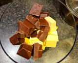 A picture of step 1 of Fudgy Chocolate Brownies.