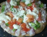 A picture of step 3 of Veg wheat flour pancake.