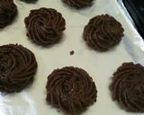 A picture of step 3 of Eggless Nutella cookies.