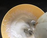 A picture of step 1 of Mango Mousse eggless.