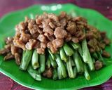 Foto langkah ke 2 dari resep 42. Cah Buncis Vegetarian.